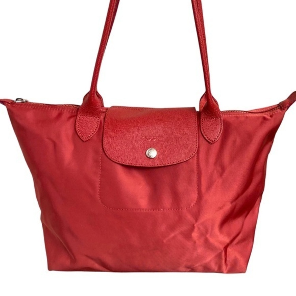 Longchamp Red Tote Bag